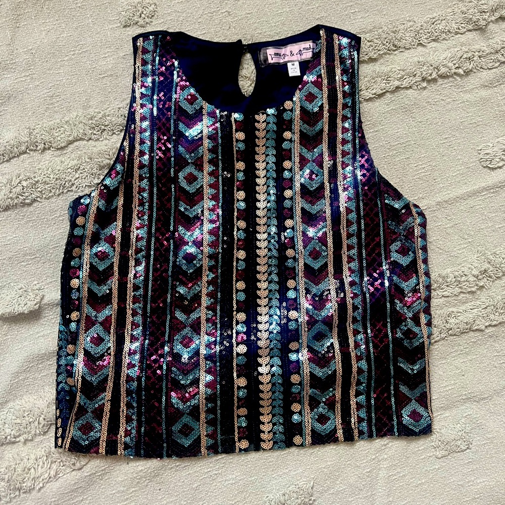Glitter Top.🤎